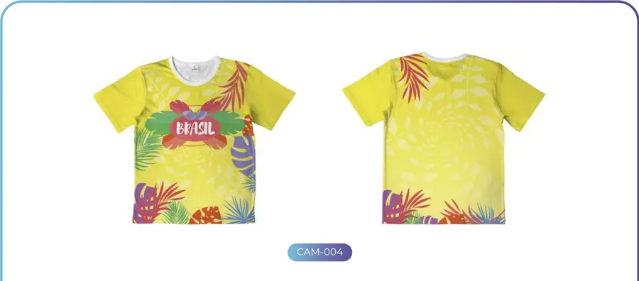 Camisa de Bloco (Manga) - CAM-004