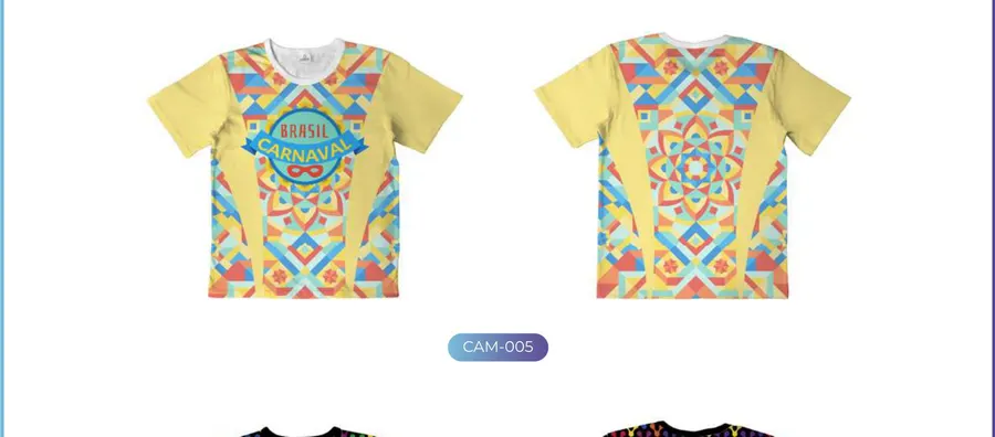 Camisa de Bloco (Manga) - CAM-005