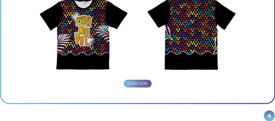 Camisa de Bloco (Manga) - CAM-006
